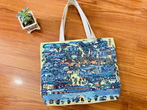 青州農民畫衍生品 農民畫布包